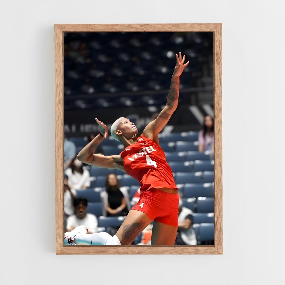 Poster Match de la Vague – affiche Volleyball (vue 4)